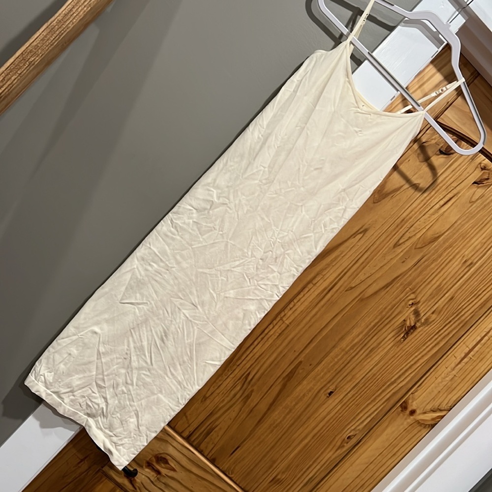Intimately Free People Tea Length Seamless Slip Dress XS/S Ivory NWOT!
